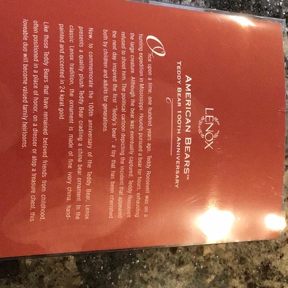 Lenox American Bears 100th Anniversary - Picture 5 of 6